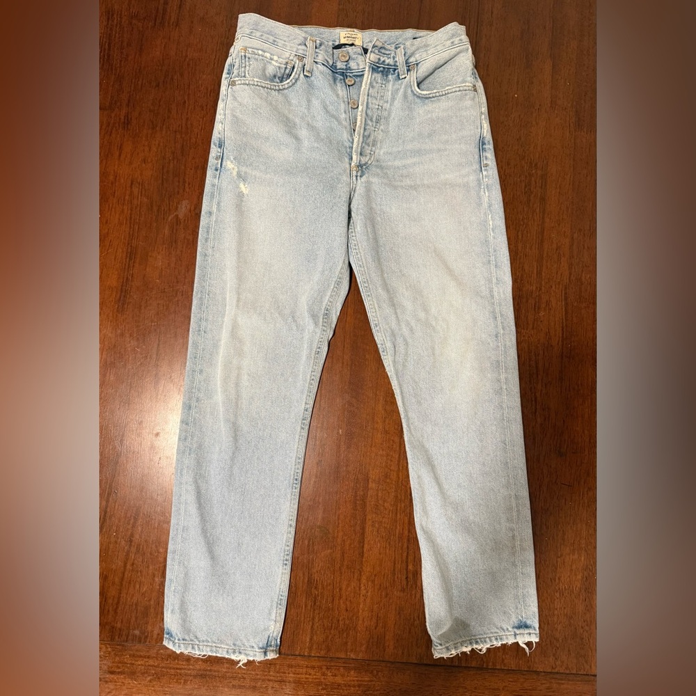 Citizens Of Humanity Light Wash Straight Jeans